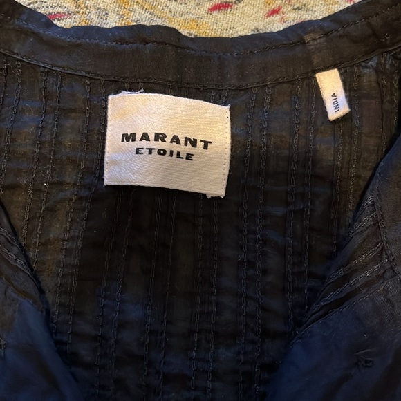 Designer Isabel Marant black blouse - Picture 2 of 3